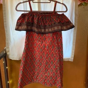 Zara Girls Patterned Dress Size 13/14 Girl